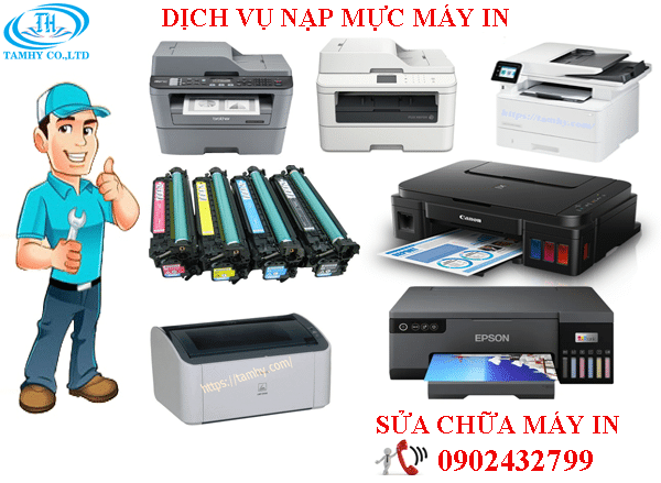 Nạp mực máy in