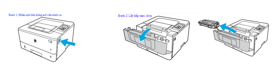 Hướng dẫn thay mực máy in hp pro 4003dn