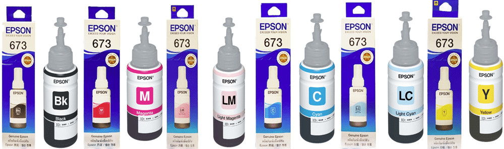 mực in Epson 673 màu đen