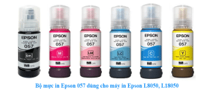 bộ mực in epson 057 màu đỏ